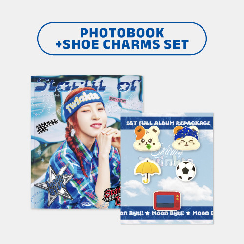 [MOON BYUL] Starlit of Twinkle PHOTOBOOK+SHOE CHARMS SET