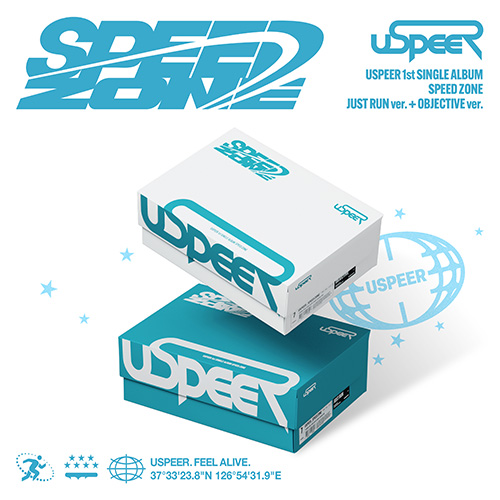 [USPEER] 1st SINGLE ALBUM SPEED ZONE (JUST RUN ver. / OBJECTIVE ver. (random))