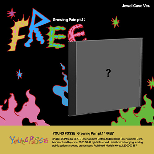[YOUNG POSSE] EP [Growing Pain pt.1 : FREE] (Jewel Case Ver.)
